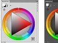 Demo of Photoshop Color Wheel panel