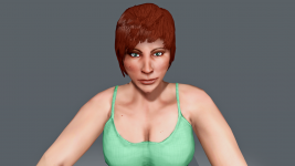 Girl - Mudbox + Blender