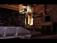 3D Stereoscopic steel factory experience