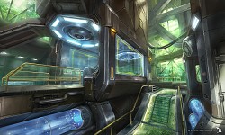 Biodome concept art by Cory Strader