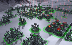 A heavily fortified base