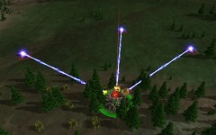 New beamlaser effect on the Amphibious Artillery