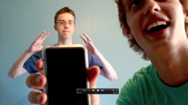 Daniel's Wearing an iPod