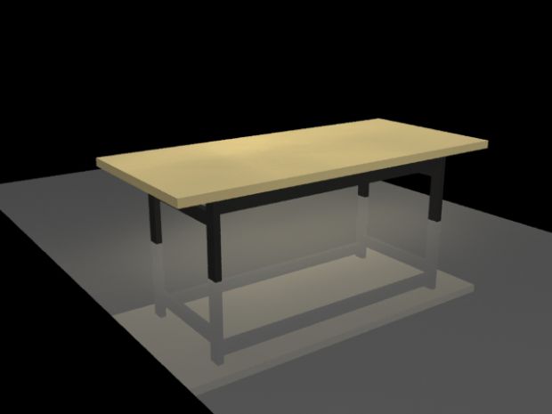 cartoon long table