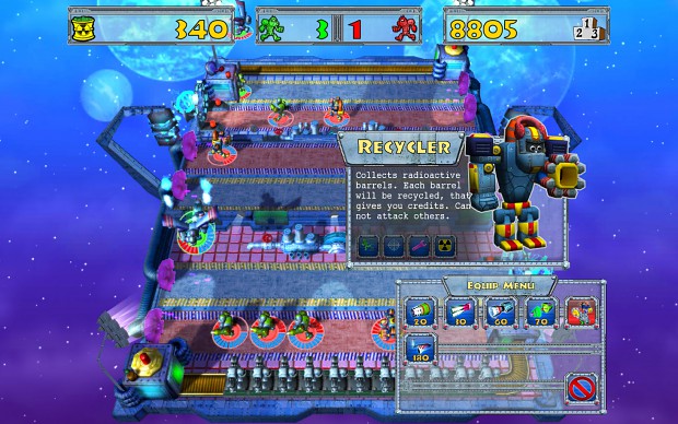 Screenshots of first arena