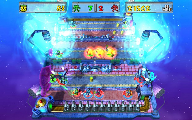 Screenshots of first arena