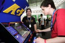 People playing the game