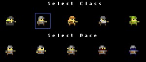 Class and Race Selection