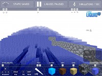 Line tool in the water