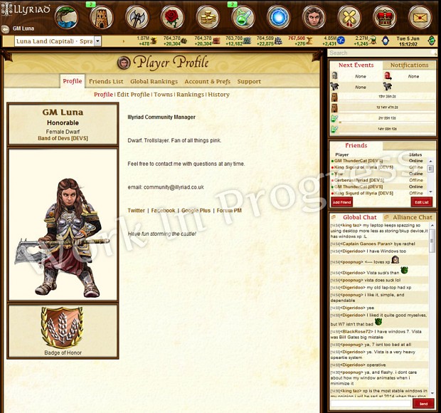 UI Update - Player Profile
