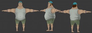 Port Worker and NPC walking