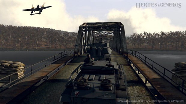 Crossing the bridge
