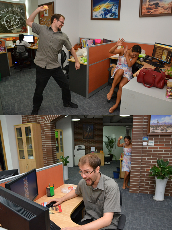 Peach Attacking