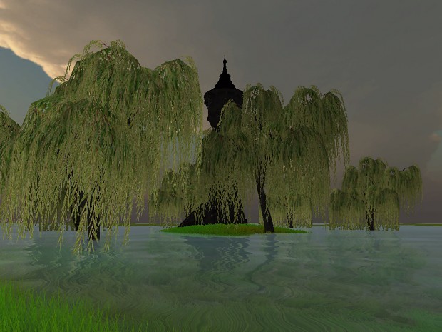 Swamps + tower + goblin