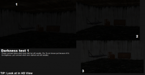Brightness/Darkness test