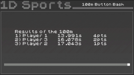 typical results screen