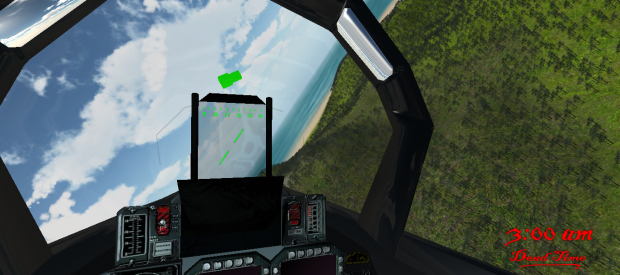 F14 flight from cockpit (under development)