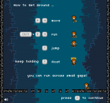 The how to play screen