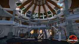 Jurassic park visitor centre interior