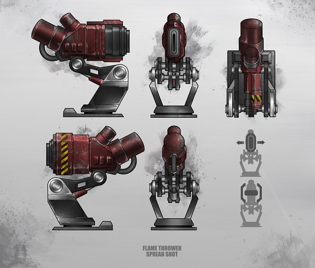 2112TD - Flame Cannon Turret