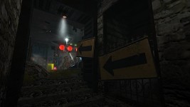 Extermination, entering the room of carnage.