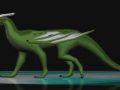 Dragon walk cycle