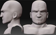 Astartes head sculpt