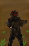 Militant in sandstorm