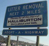 Honest Halliburton Advertisments