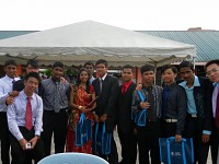 Friends. Graduation Day.