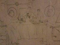 Drawing of Saints