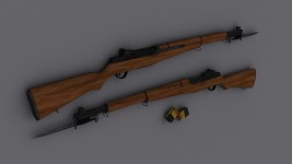 M1 garand textured