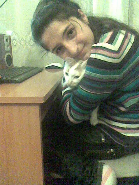 Me with my cat