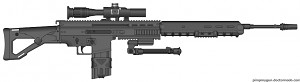 Custom Mountable Long-Range Rifle