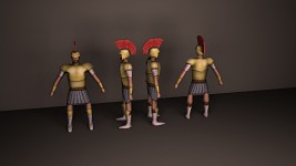 Low Poly Hoplite