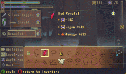 Item Screen in Action