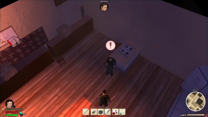 NPCs will display an exclamation mark when they have new dialogue trees available. NPCs will display an exclamation mark when they have new dialogue trees available.