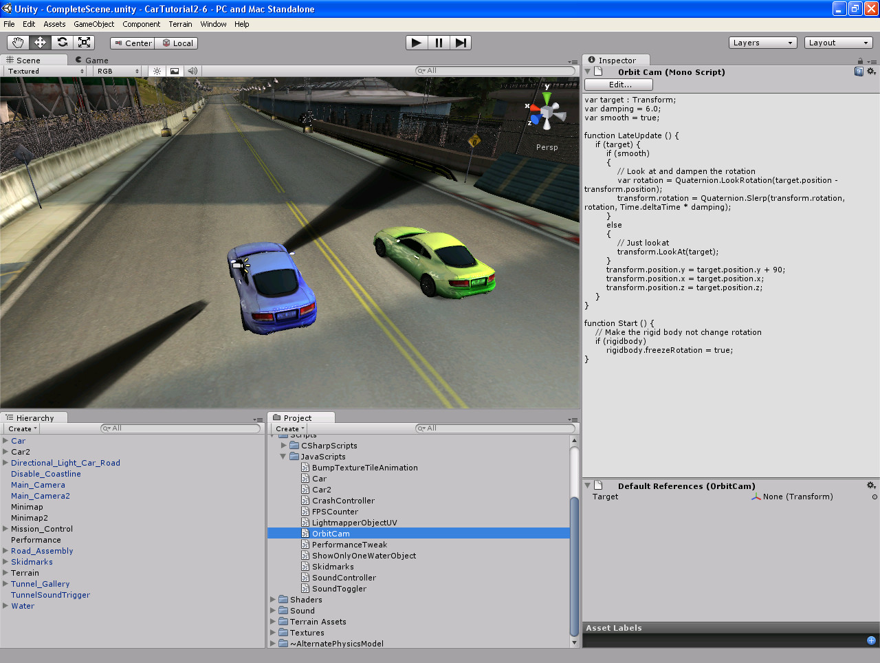 Unity3d Car Game Source Code