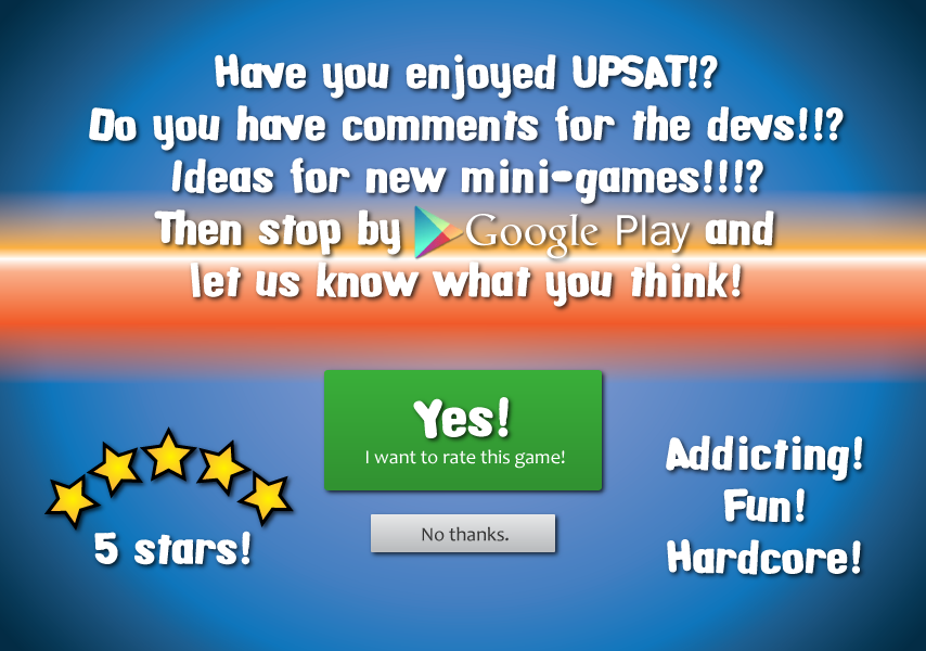 UPSAT Version 1.1 is Live and on Sale!