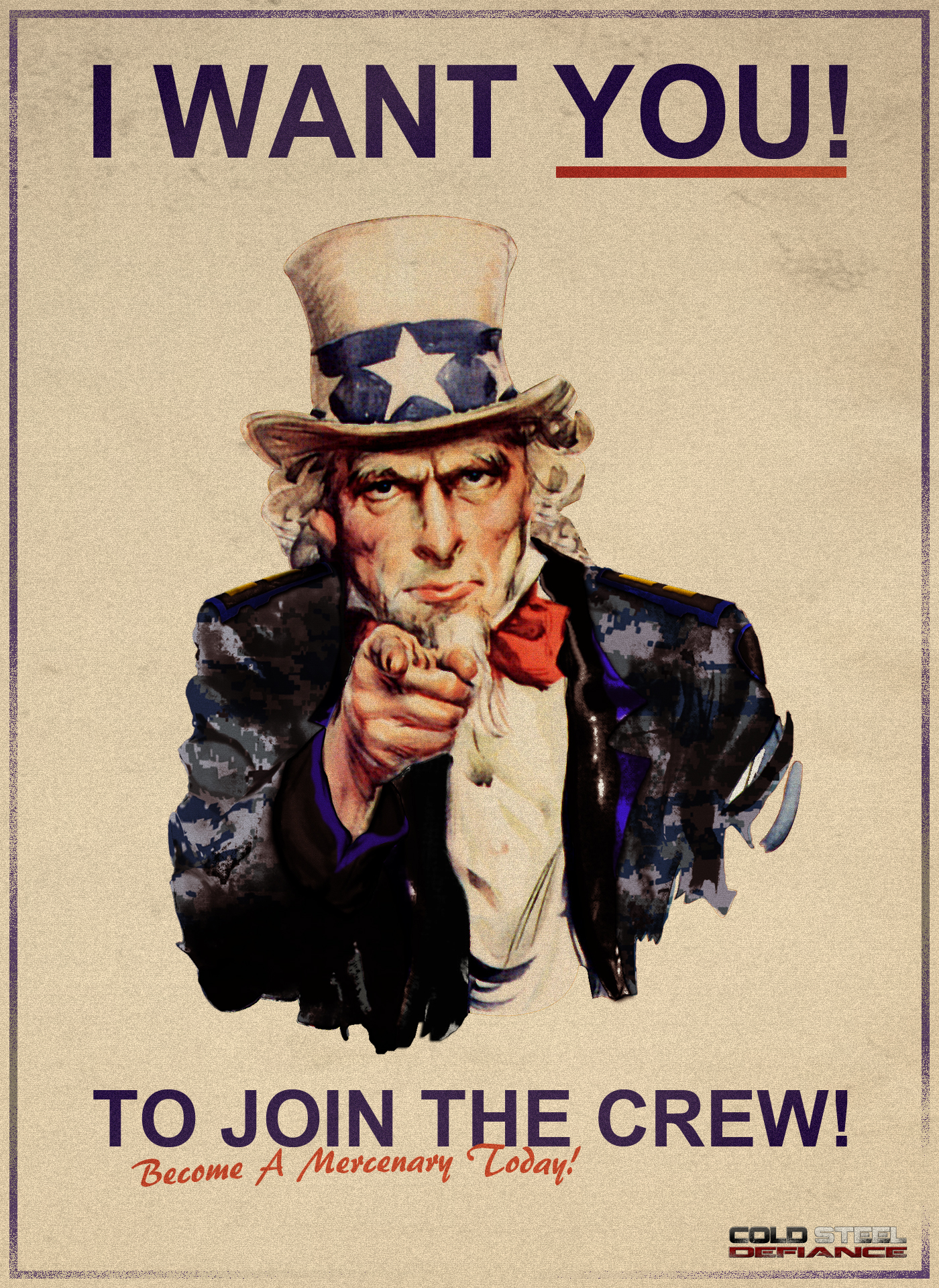 I Want You To Join The Crew! image Cold Steel Defiance Indie DB