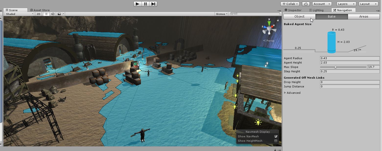 Including invisible objects into navmesh baking - Unity Forum