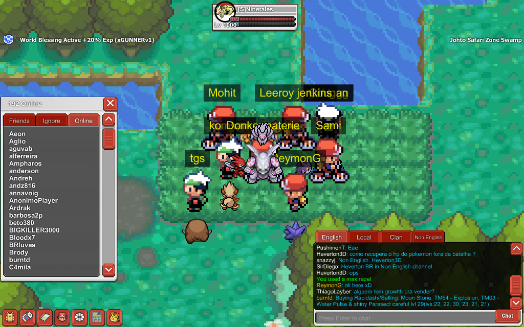 johto was so much fun, thx for everyting : r/pokemmo