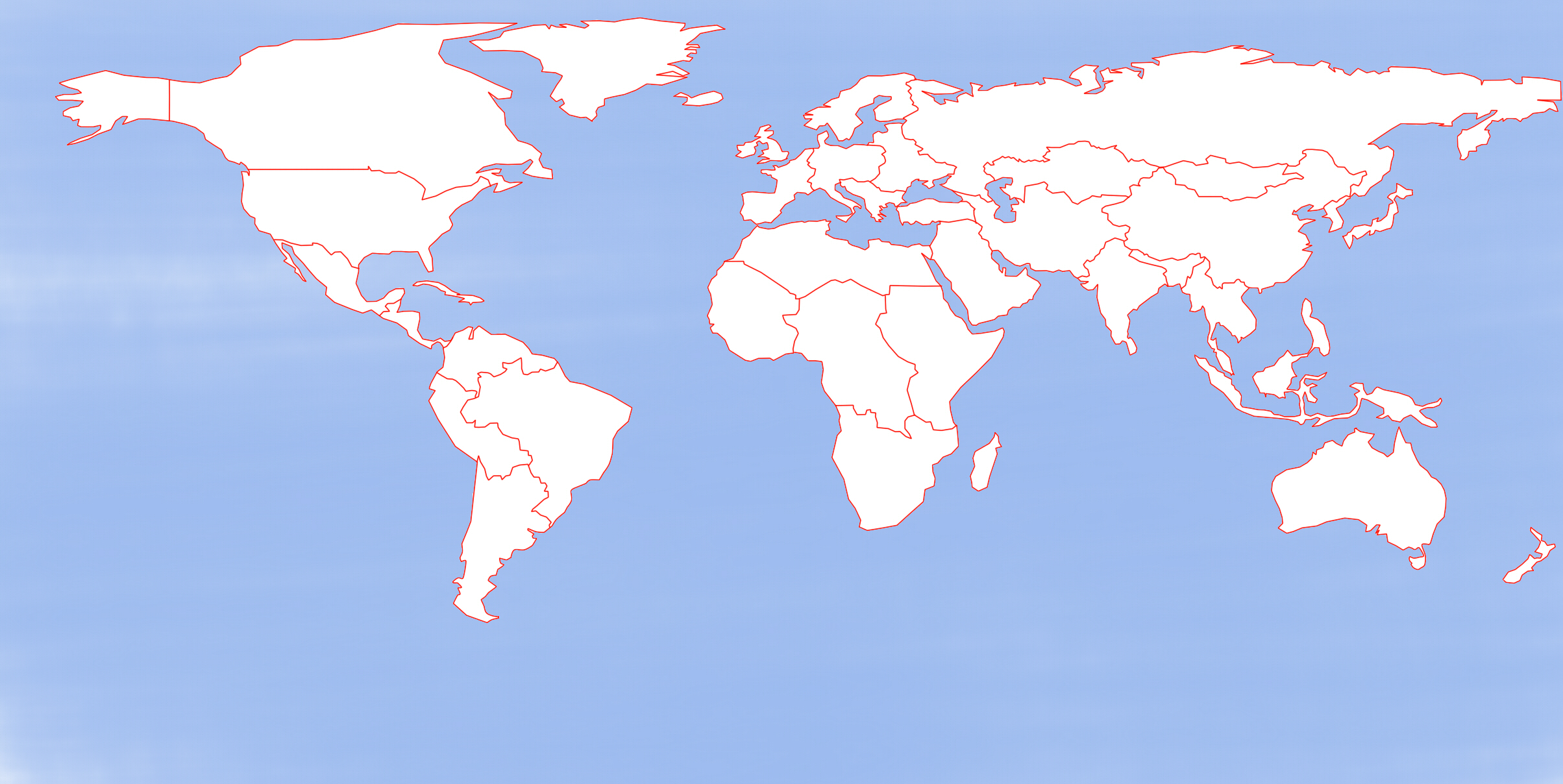 world map view