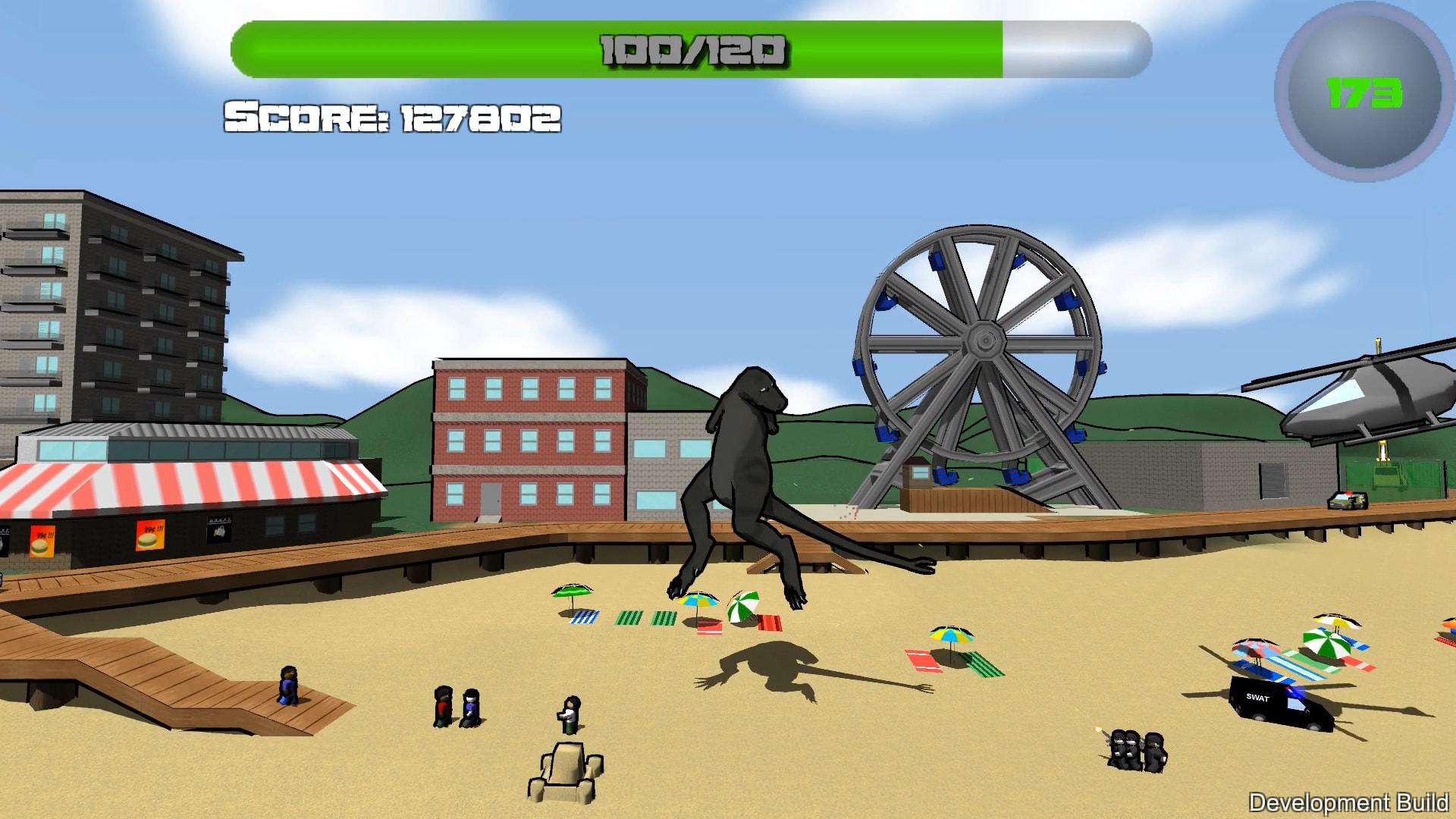 Beach level screenshot