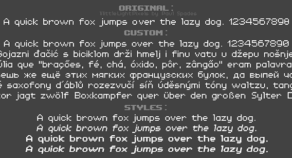 Dude, Stop - Custom multi-language font