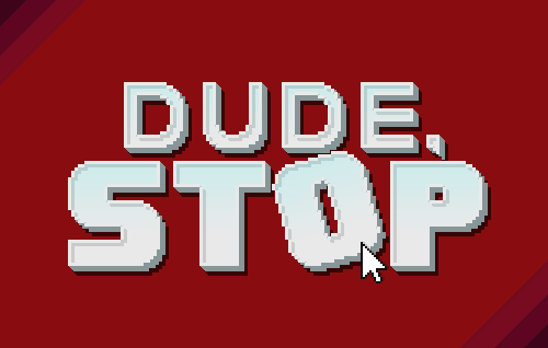 Dude Stop - New Logo