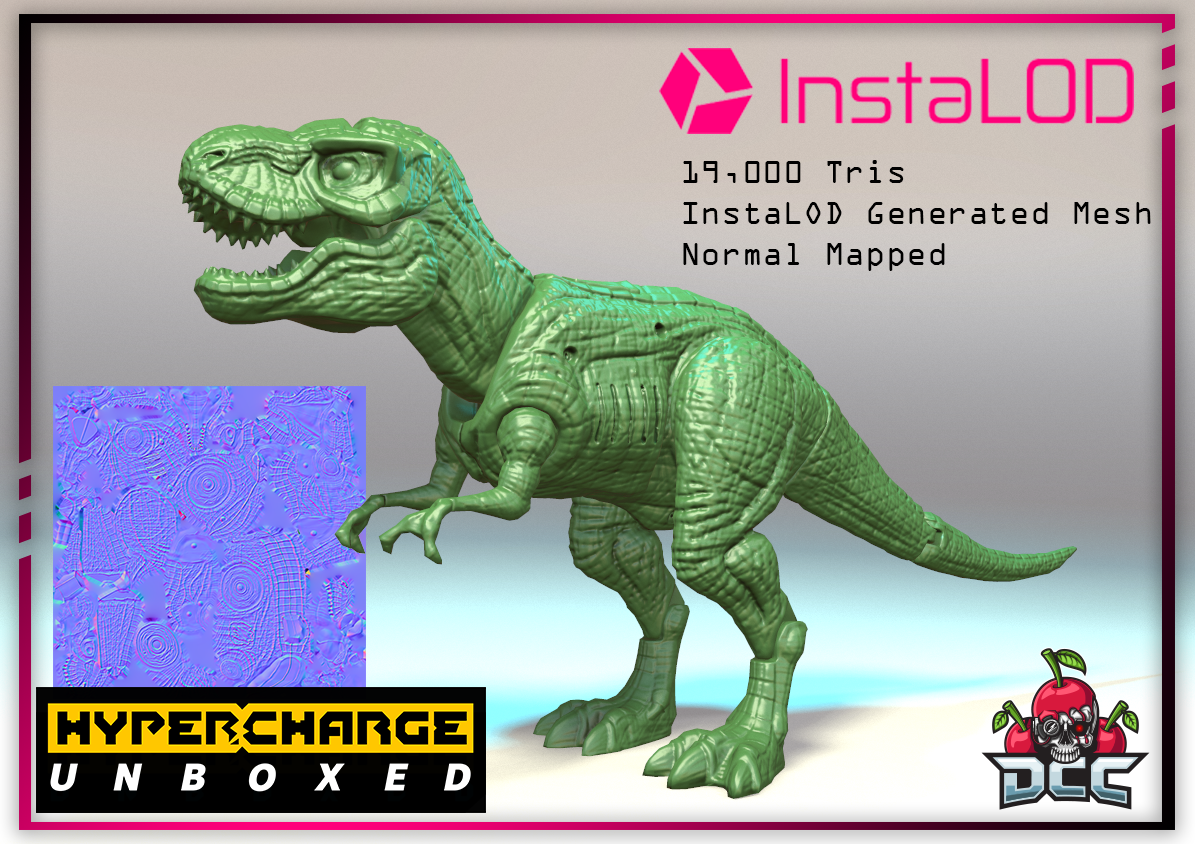 t rex normal mapped