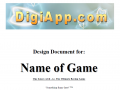 Game Design Document Template