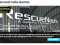RescueNauts is GameJolt's 'Featured Game' / Leaderboard update