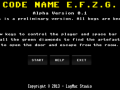 Code Name E.F.Z.G. - Demo available for download